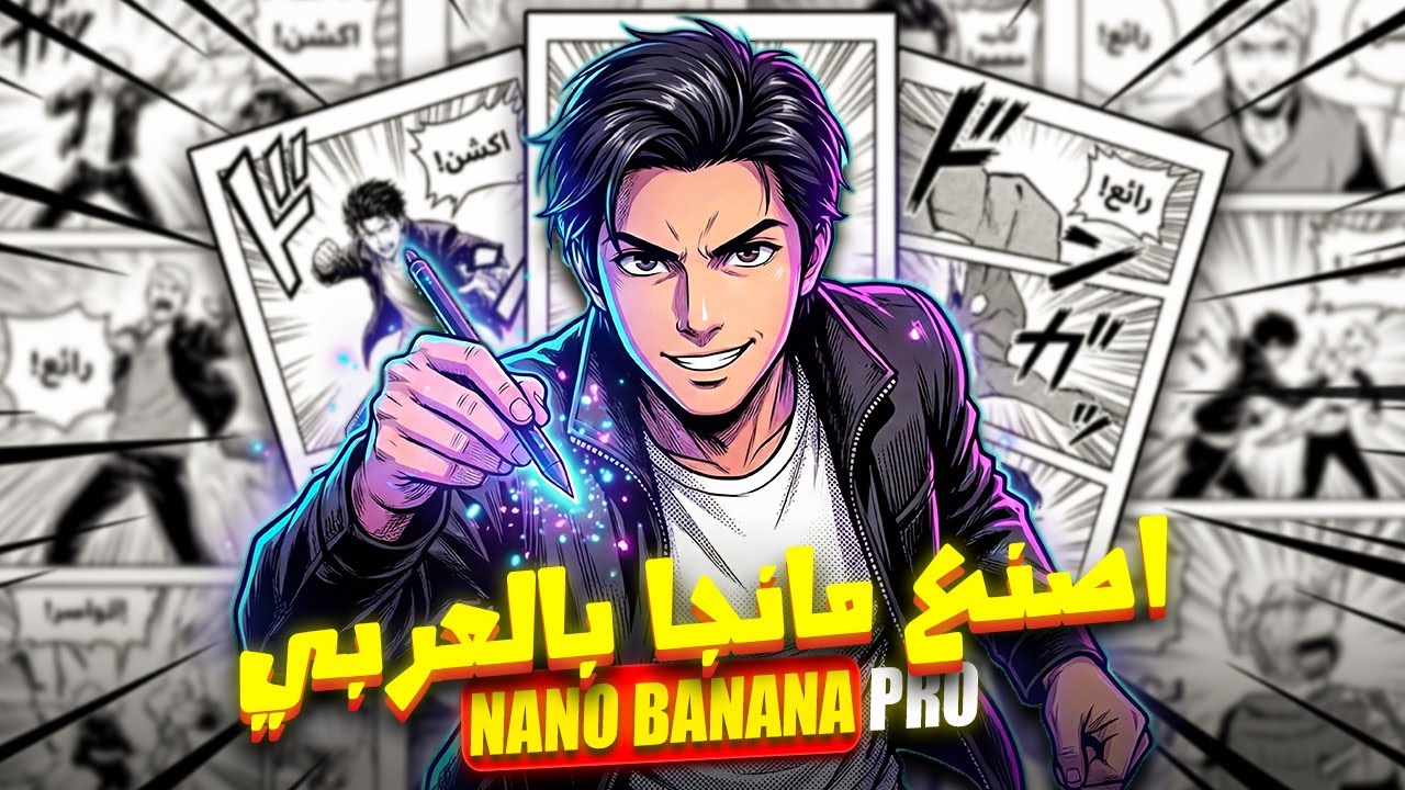 عملت أداة بتصنع مانجا عربية باستخدام NANO BANANA PRO (مجاني بالكامل!)