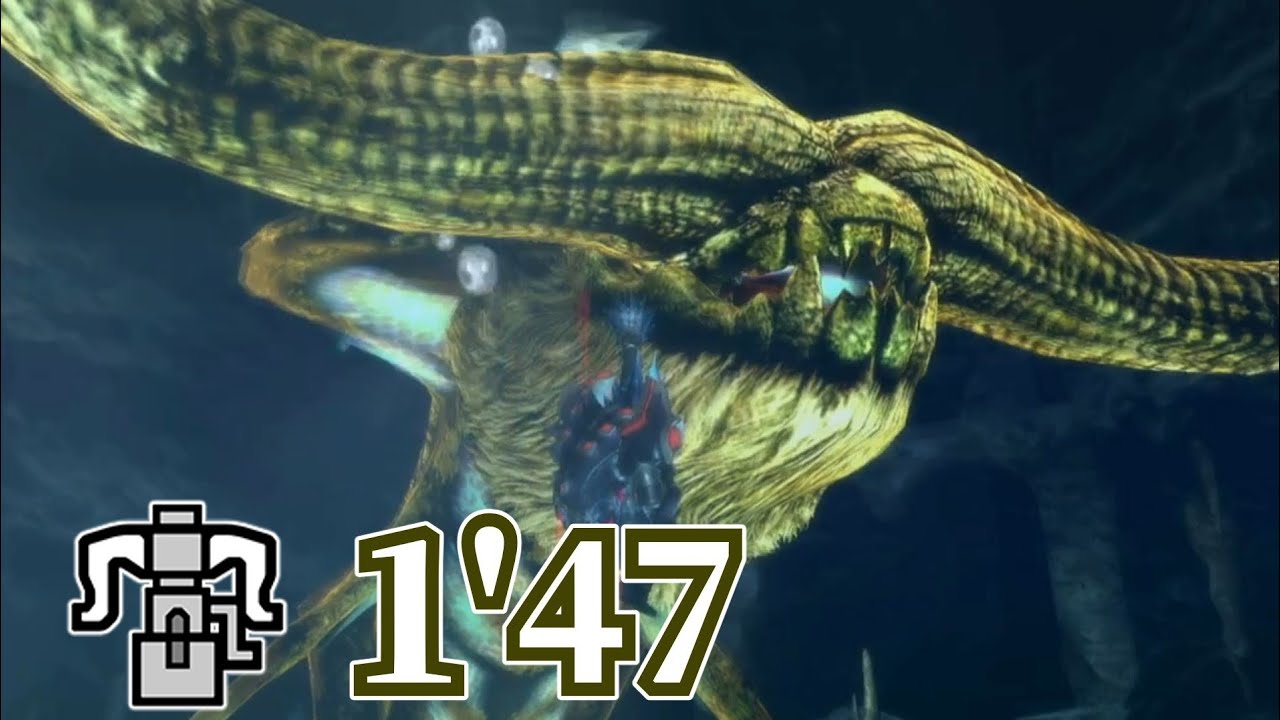 【MH3G】ナバルデウス亜種　火事場ヘビィ　1'47 【淵底の玉座】