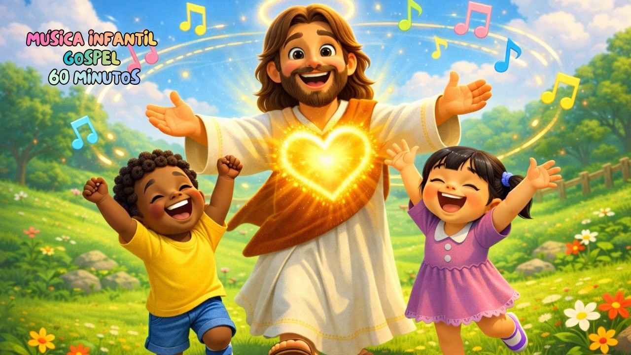 Jesus Cristo Está Aqui no Meu Coração | Louvor para Crianças | Coletânea de Música Gospel Infantil