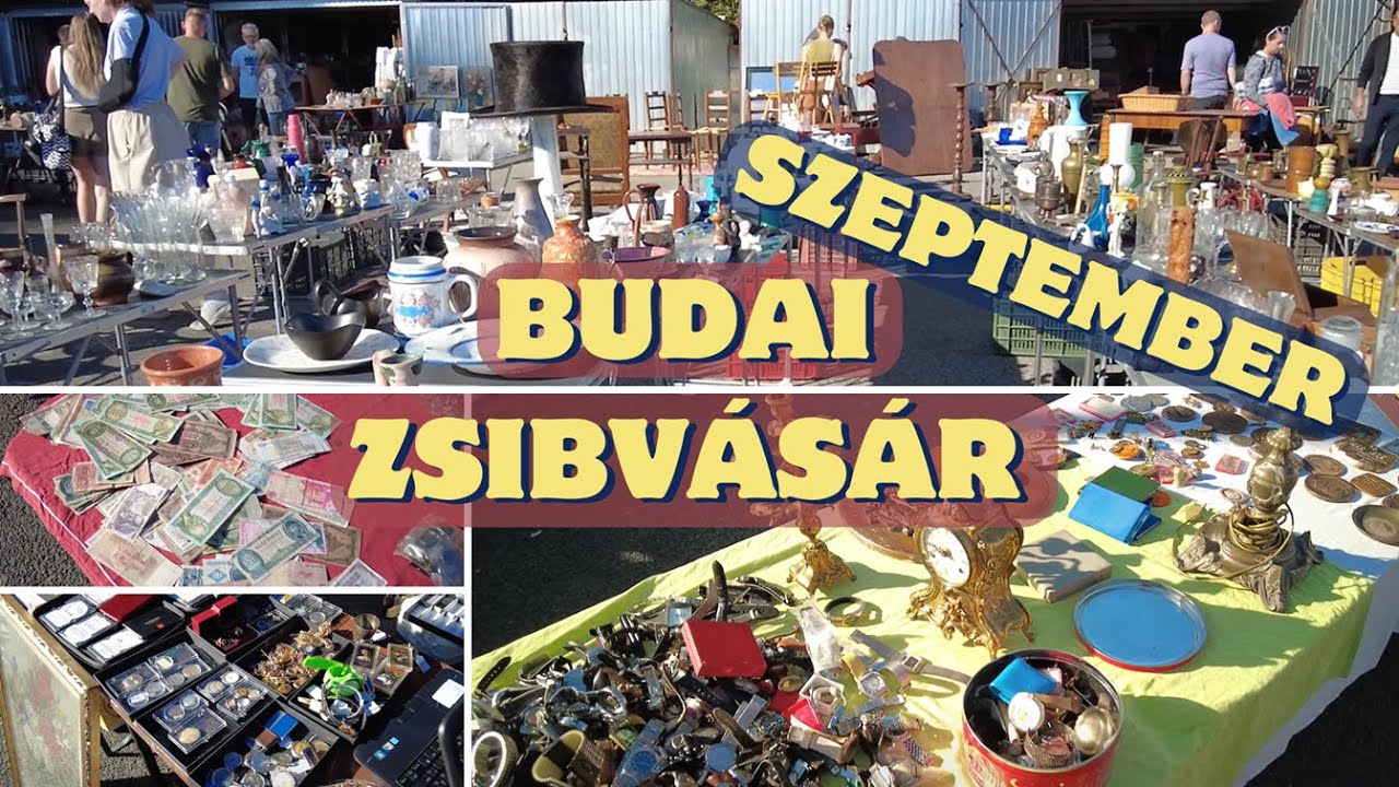 Budai Zsibvásár | Buda Flea Market on Sunday - Budapest, Hungary [4k Ultra HD 60fps]