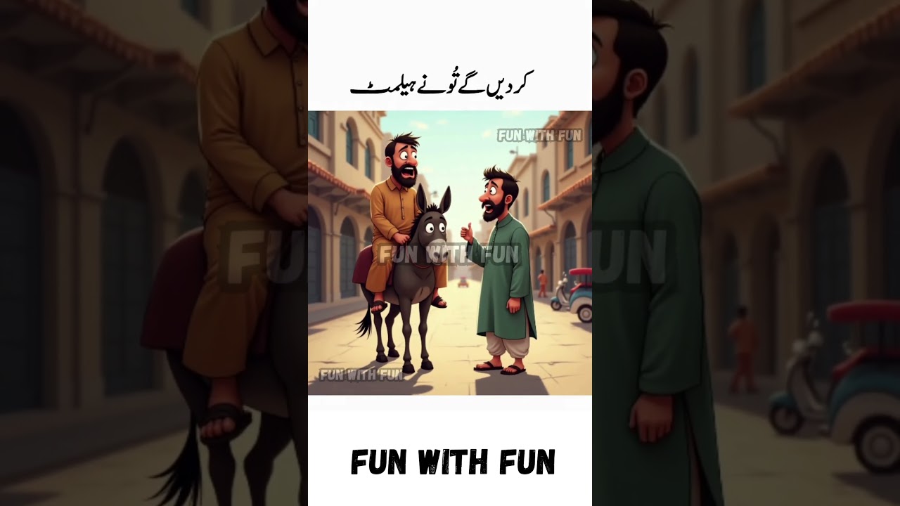 Tera police wale chalan kar dai gai #funny #tiktok #comedy #shorts #shortsfeed #cartoon #funnyshorts