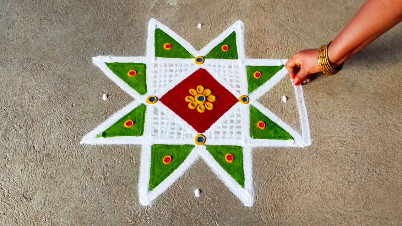 5×3×3 beautiful rangoli azhagiya kolam ❤️❤️❤️❤️❤️❤️
