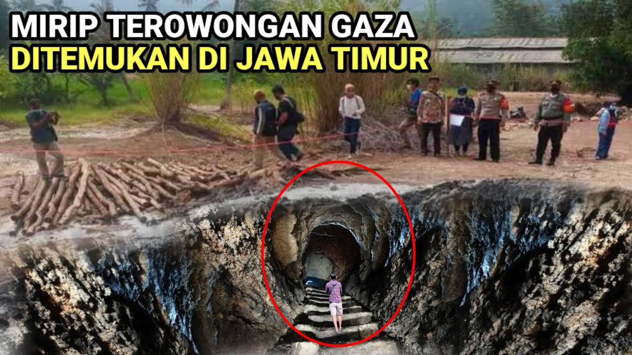 Heboh..! Terowongan mirip Terowongan Gaza ditemukan di Jawa timur