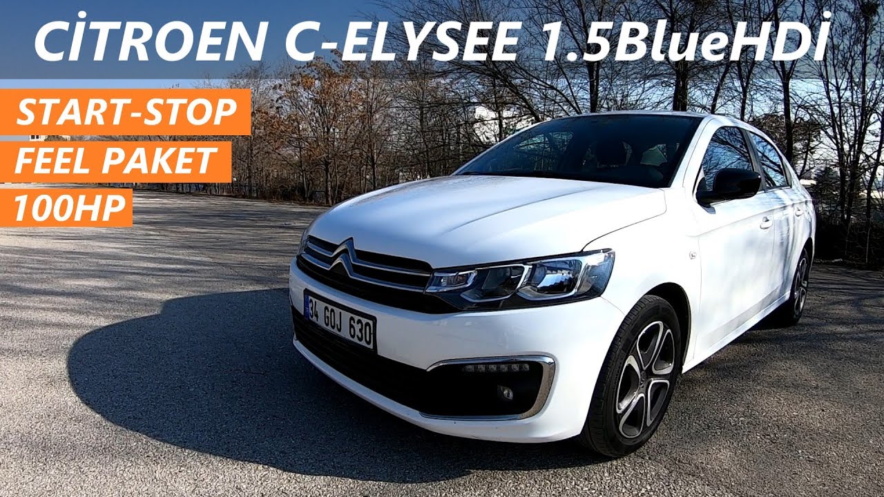 CİTROEN C-ELYSEE İNCELEME I 1.5 BlueHDİ 100HP I Feel Paket Donanım Detayları