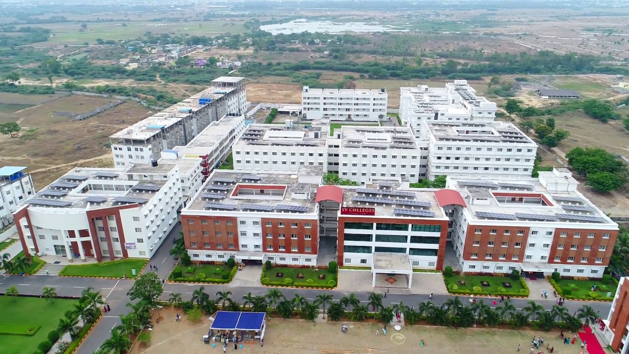 SVColleges Tirupati Aerial View