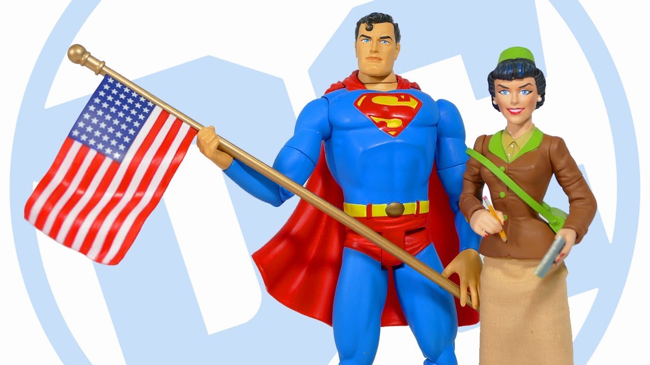 DC Direct Classic Silver Age Superman Lois Lane Deluxe Action Figure Set