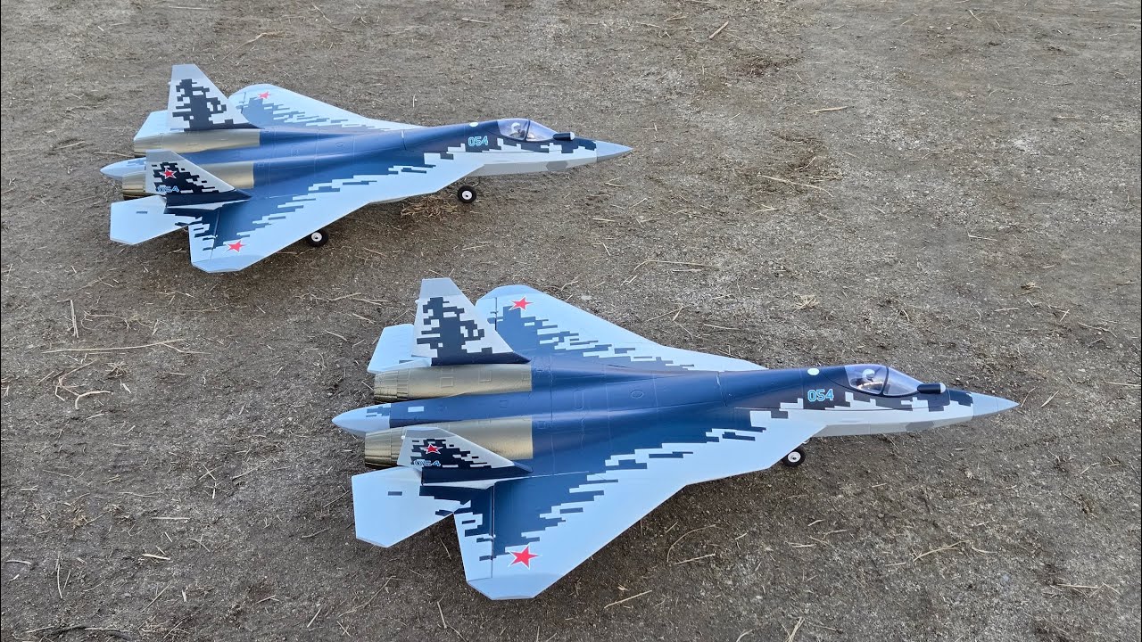 X-Fly Su-57 40mm Twin - Formation Flight