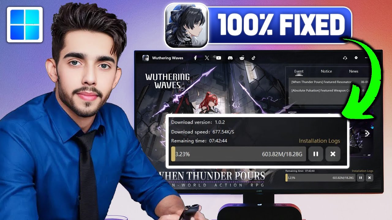 How To Fix Wuthering Waves Download Stuck or Very Slow - Tutorial (2025 New Method)