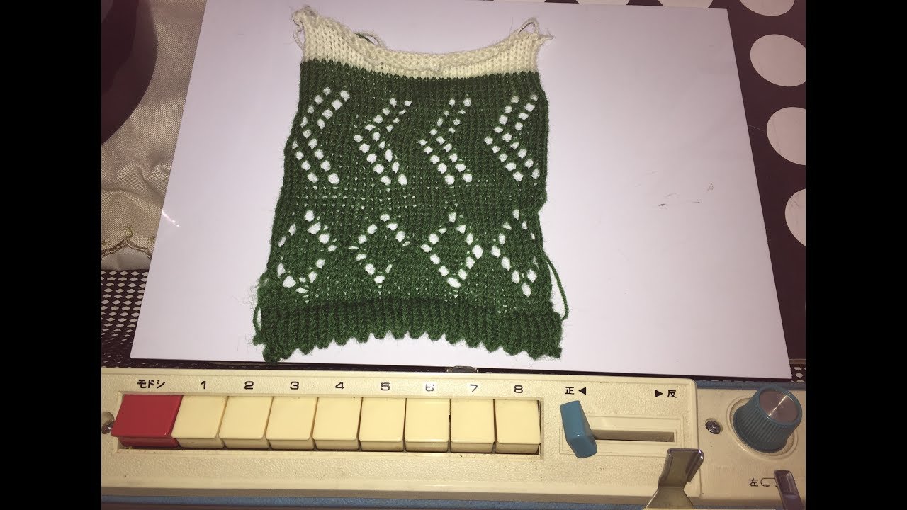 Brother KH588 (8 button machine): 2 lace patterns