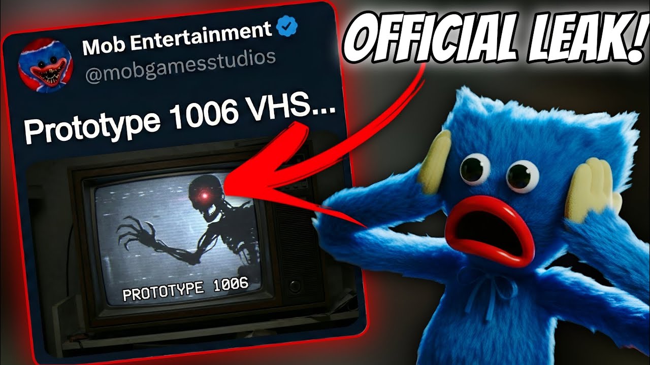 POPPY PLAYTIME CHAPTER 5 - PROTOTYPE 1006 VHS LEAKED BY MOB( Don't Miss)