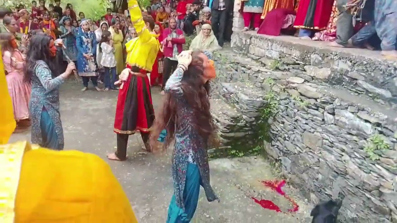 हुए माता रानी के दर्शन कई लोगों में आई  दिव्य शक्ति सारन जातर मेले में विभिन्न क्षेत्रों से आए लोग  