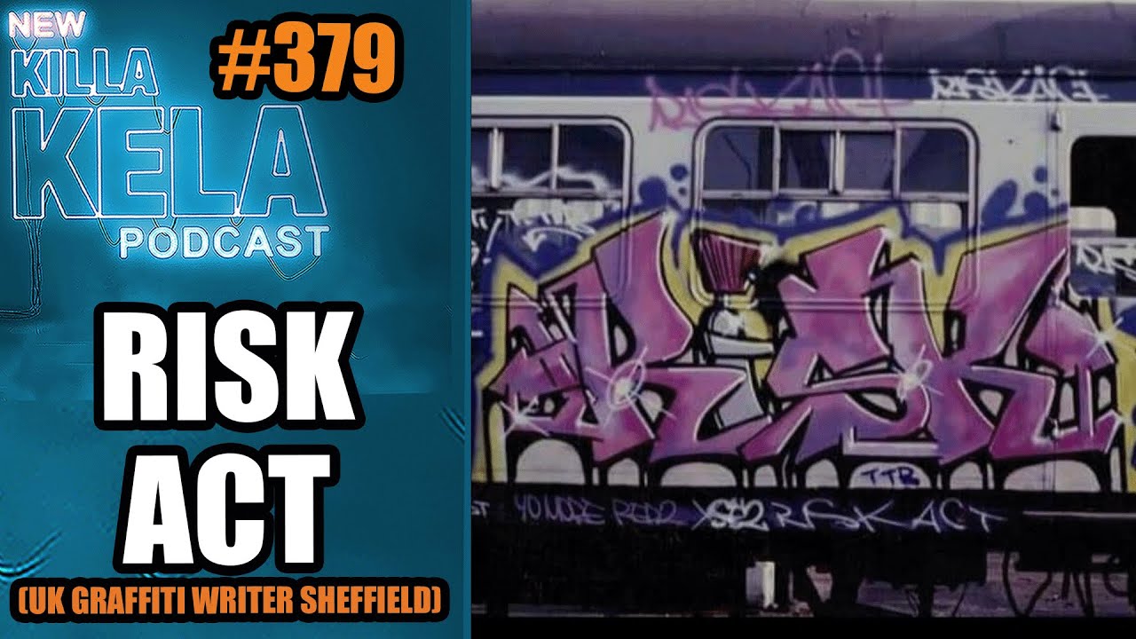 RISK ACT  (UK GRAFFITI WRITER SHEFFIELD) // KILLA KELA PODCAST