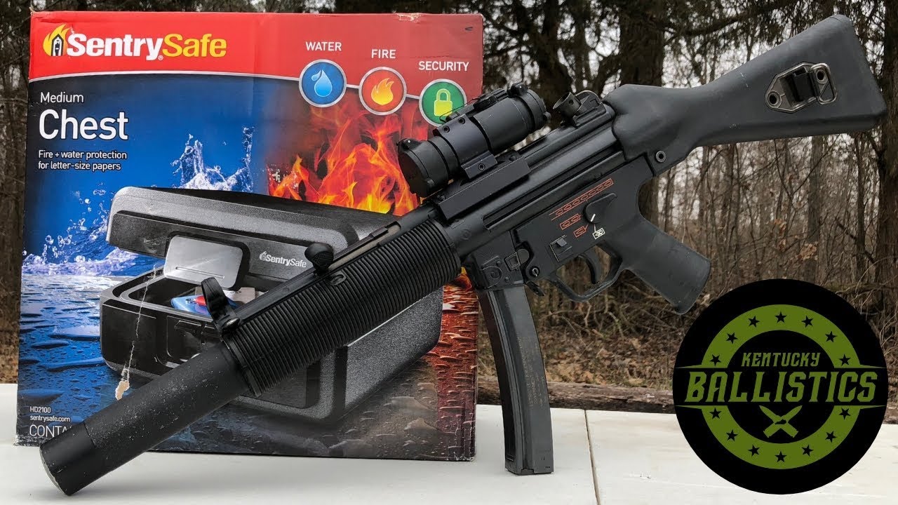 MP5 vs Sentry Safe (Full Auto Friday)