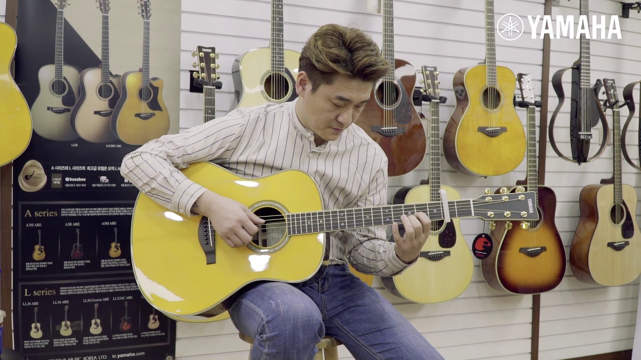 야마하어쿠스틱 기타 LL-TA 황명흠 연주2