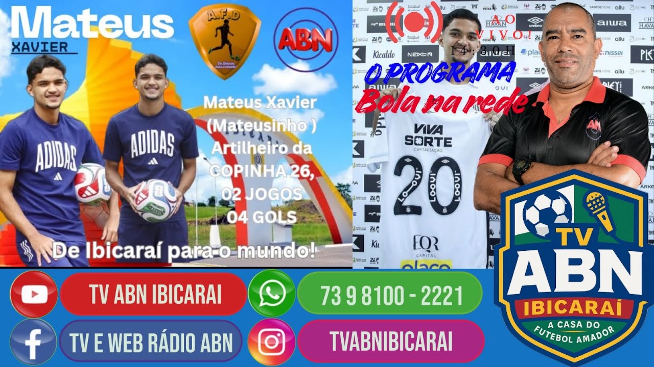 [ 🔥AO VIVO 🔥] PROGRAMA BOLA NA REDE 08 /01/26  | ATVDEIBICARAÍ - 2026