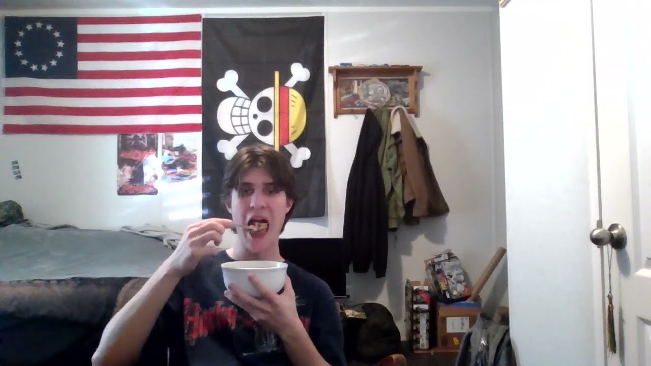 Eating cereal