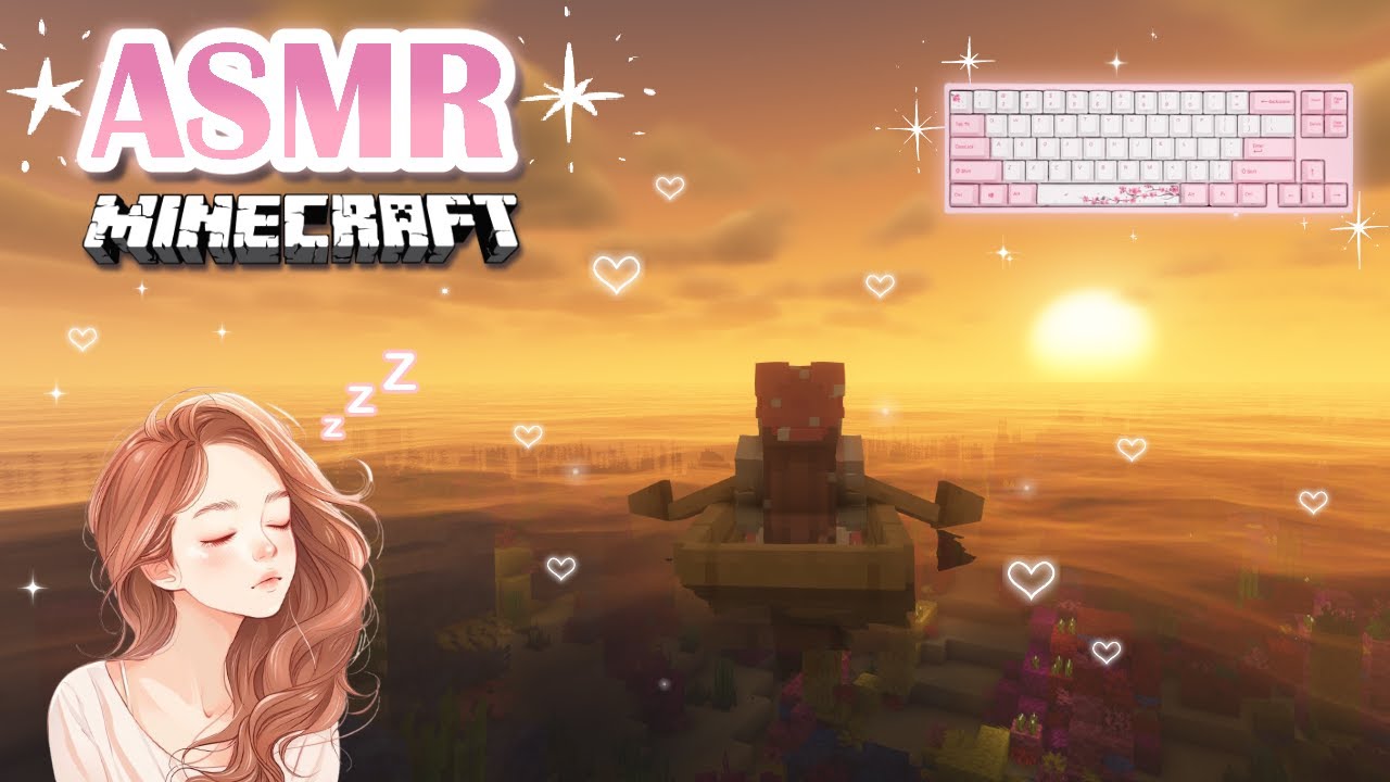 Minecraft ASMR ♡ - Help Me Pick the Perfect Base Spot! ✨ | Whispering & Keyboard Sounds 💖
