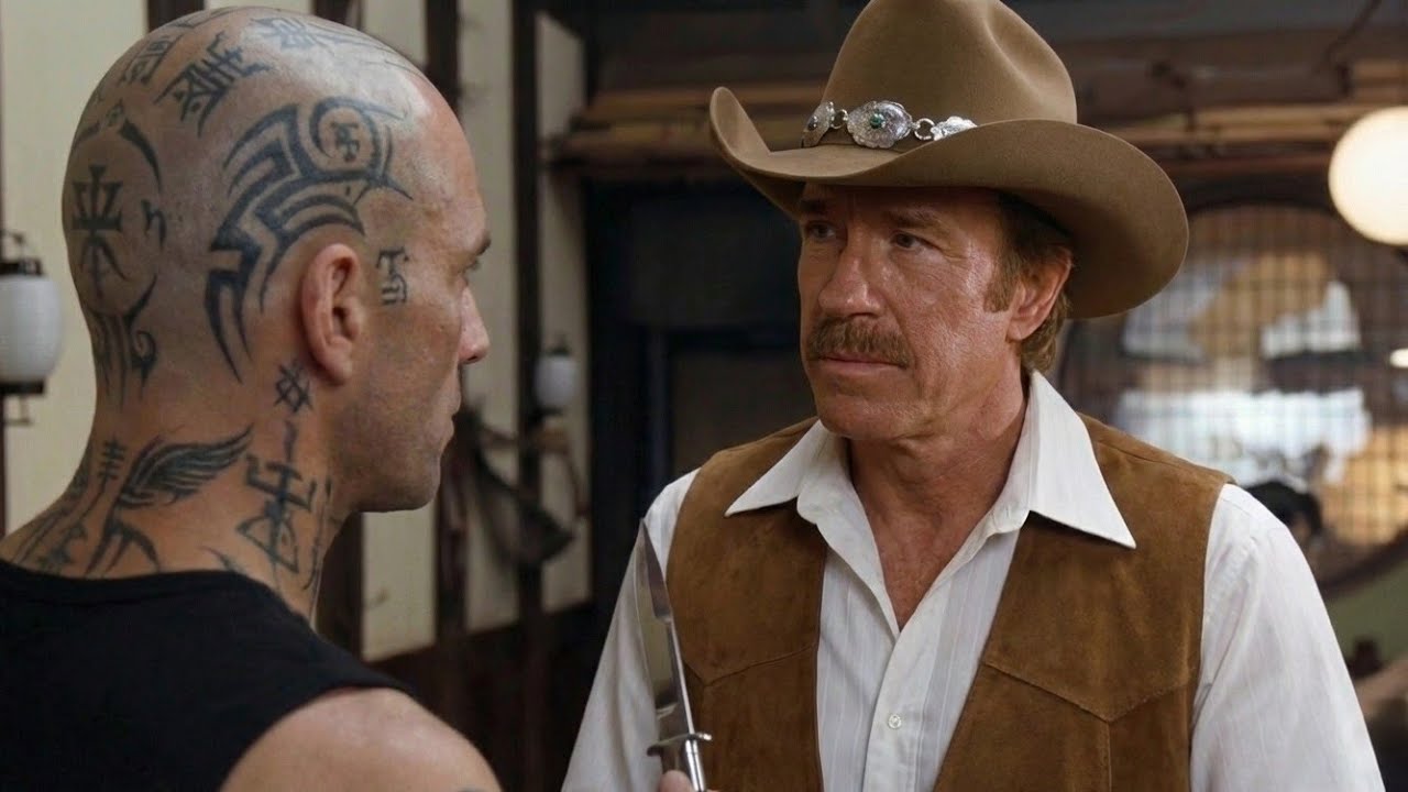 A thug tried to intimidate Chuck Norris, unaware that Chuck was a brutal fighter.