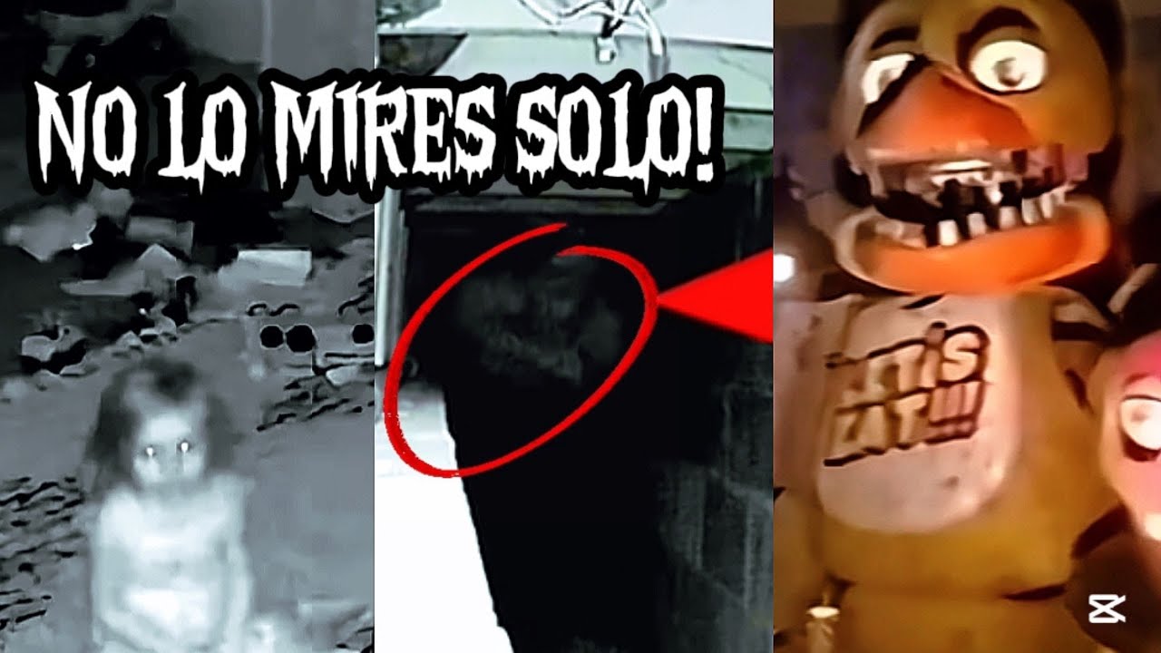 10 FANTASMAS ESCALOFRIANTES Captados en Camaras 🥶 ESTA ES MI REACCION 