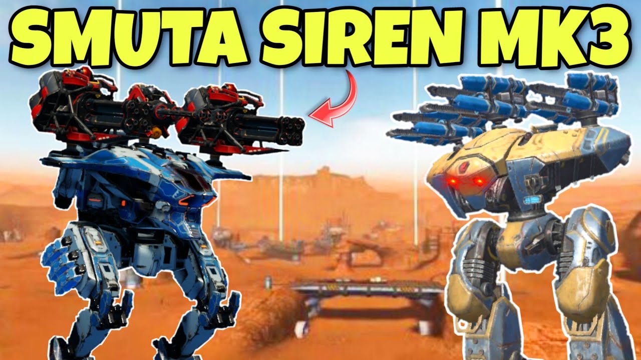 🔥 SMUTA KRAMOLA MK3 SIREN & KHEPRI GAMEPLAY || GIVEAWAY WINNERS! || WAR ROBOTS ||