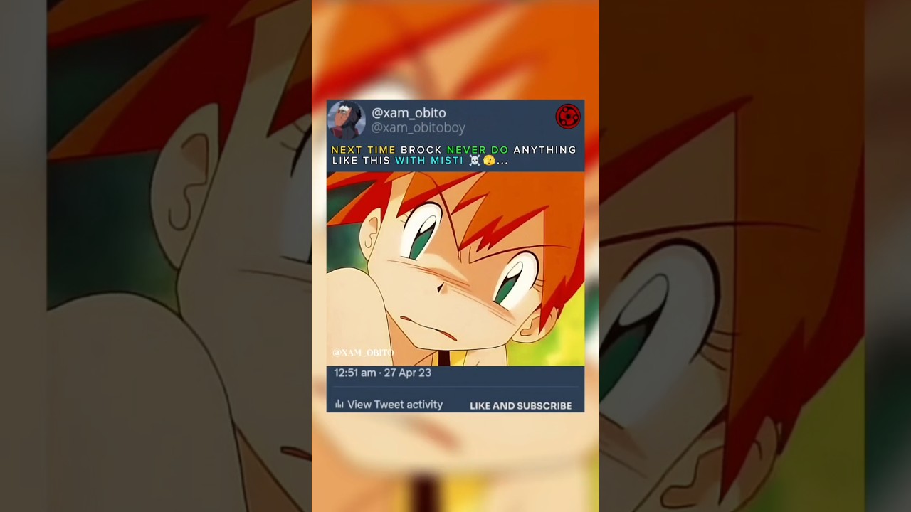 Brock Never Do This Again With Misti #pokemon #ashpikachu #shorts #pokemonanime