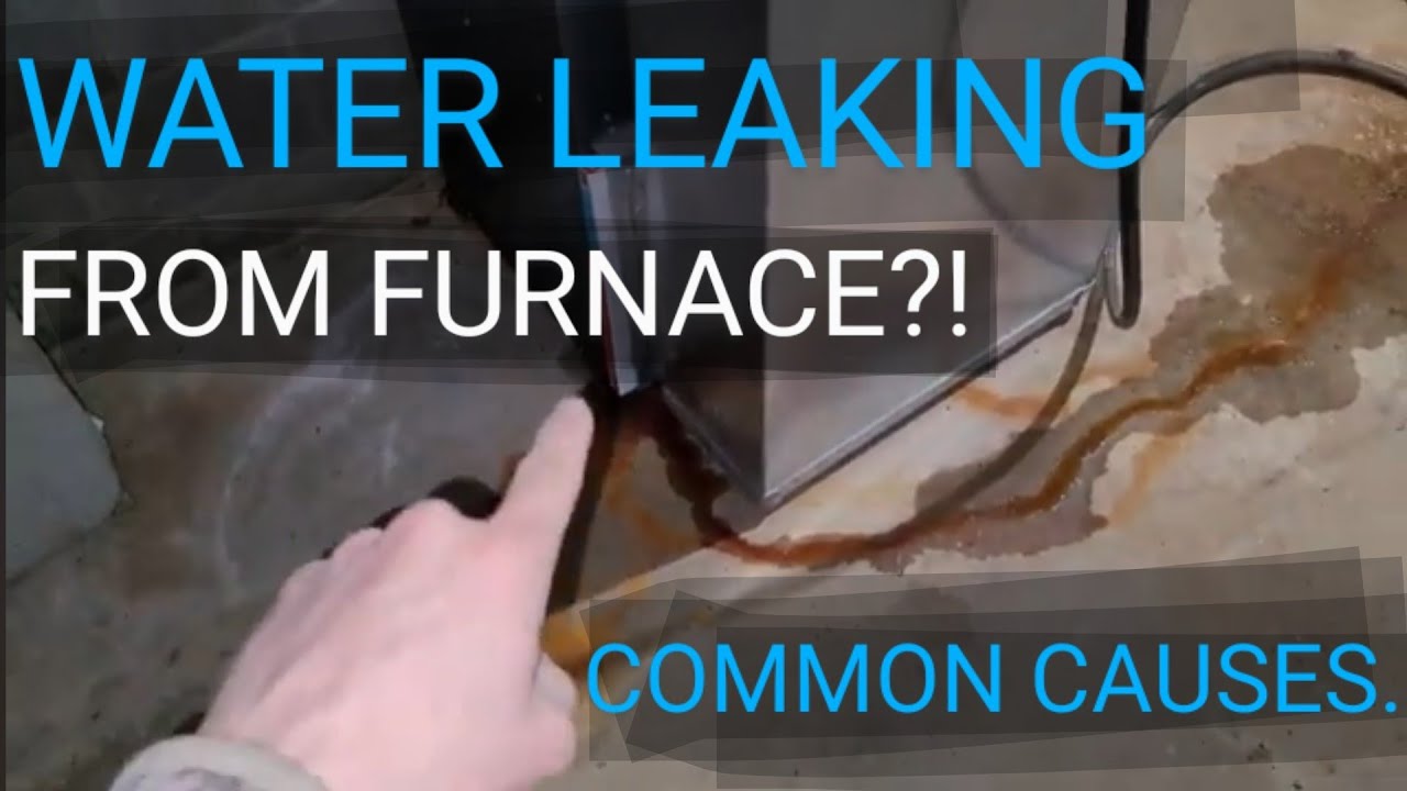 Top three most Common Causes of Water Leaking Around Furnace! Why is My Furnace Leaking?