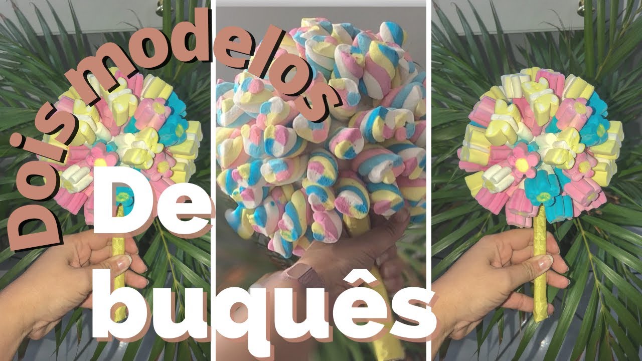 BUQUÊ DE MARSHMALLOW- COMO EU FIZ PARA MINHAS DAMINHAS /DIÁRIO DA NOIVA