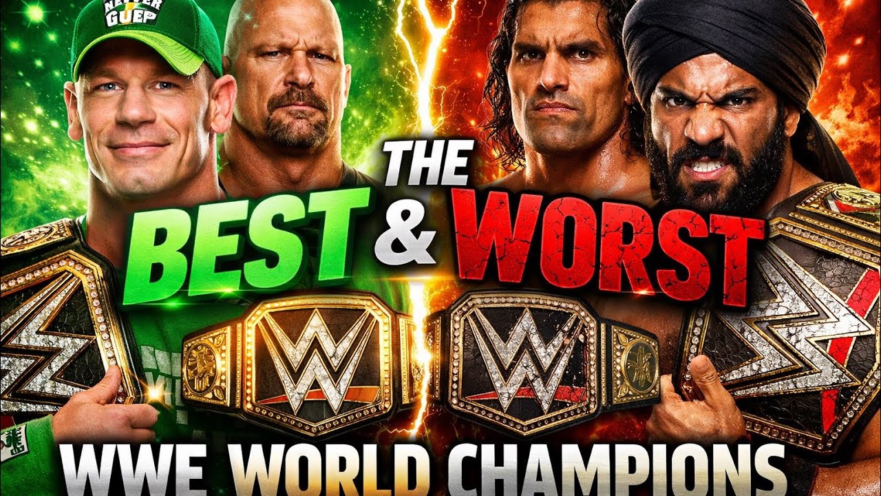 WWE best and worst world champions!