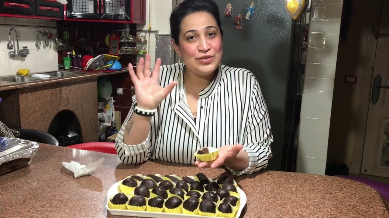 كورات الشوكولاته الصيامي بجوز الهند (نباتي)