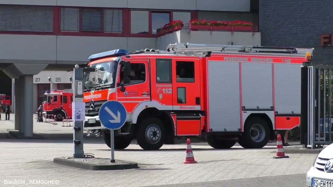 [WALDBRAND löst Während Tag der offenen Tür ein STADTALARM aus] Feuerwehr Remscheid!!
