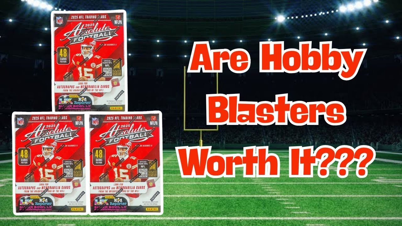 KABOOM HUNTING!!! 2025 Absolute Football Hobby Blaster Box Opening!