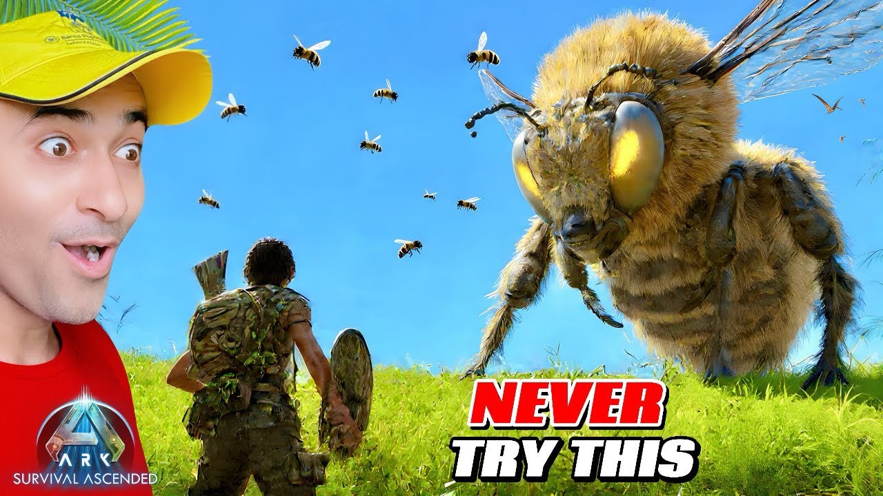 BIG MISTAKE😱I TAMED THE QUEEN BEE WITHOUT GHILLIE SUIT | ARK SURVIVAL ASCENDED