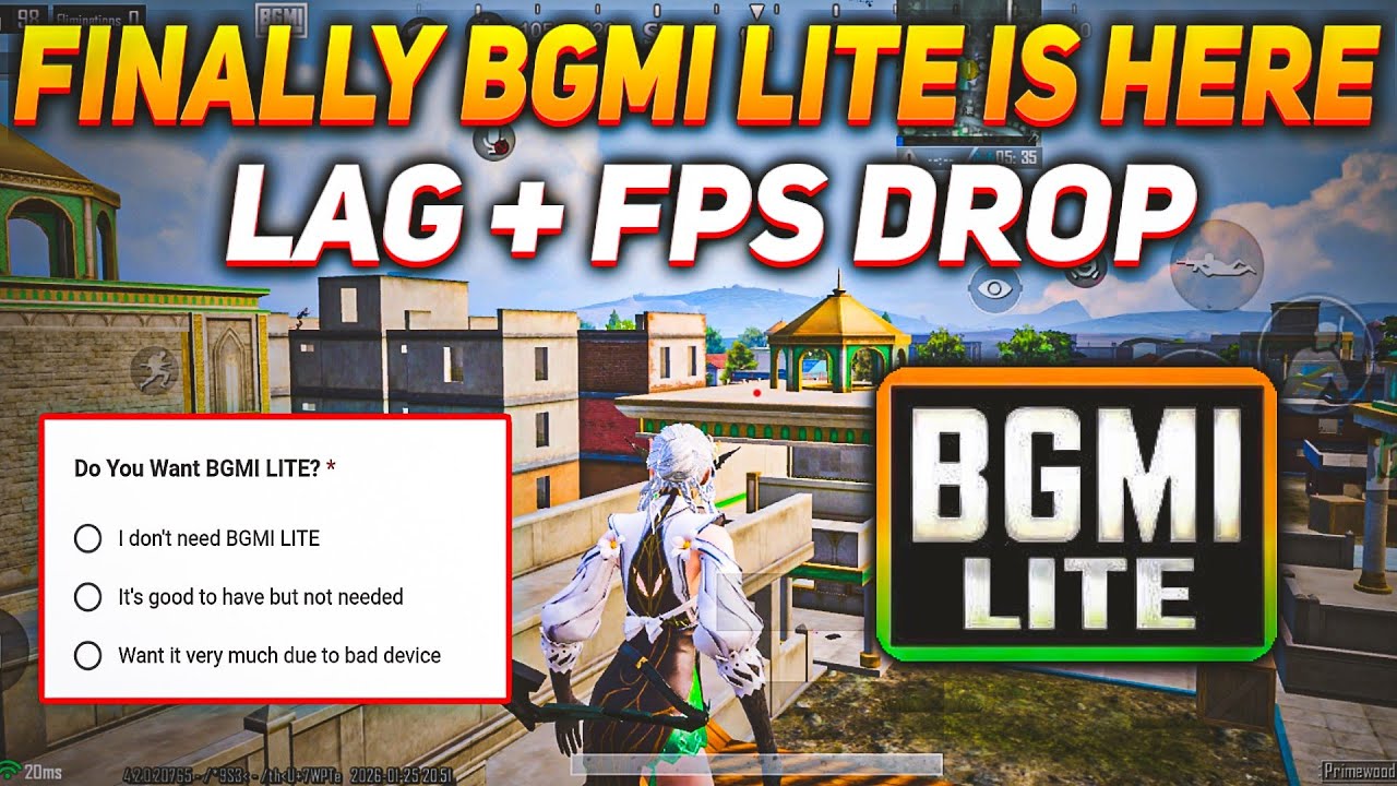 Наконец-то выходит BGMi Lite 😱 | Официальная дата релиза и опрос | Больше никаких проблем с паден...