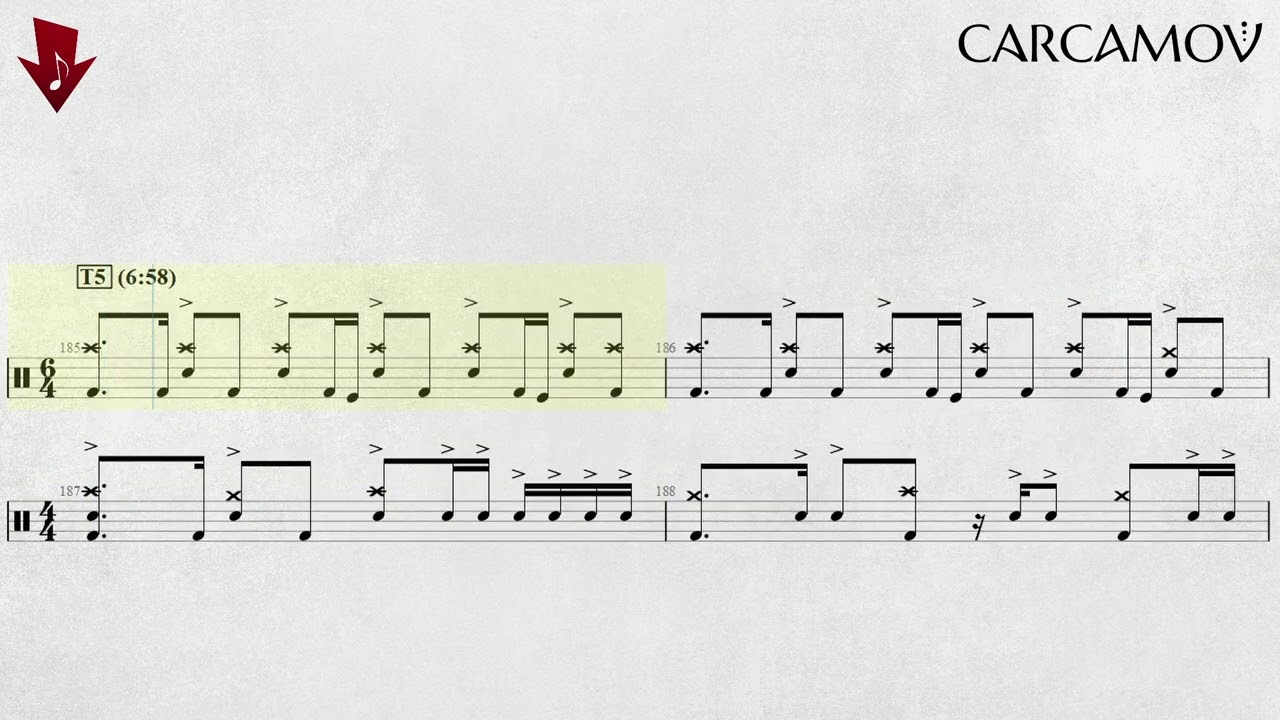 DREAM THEATER - Learning To Live | ISOLATED DRUM COVER + PDF SCORE 📄