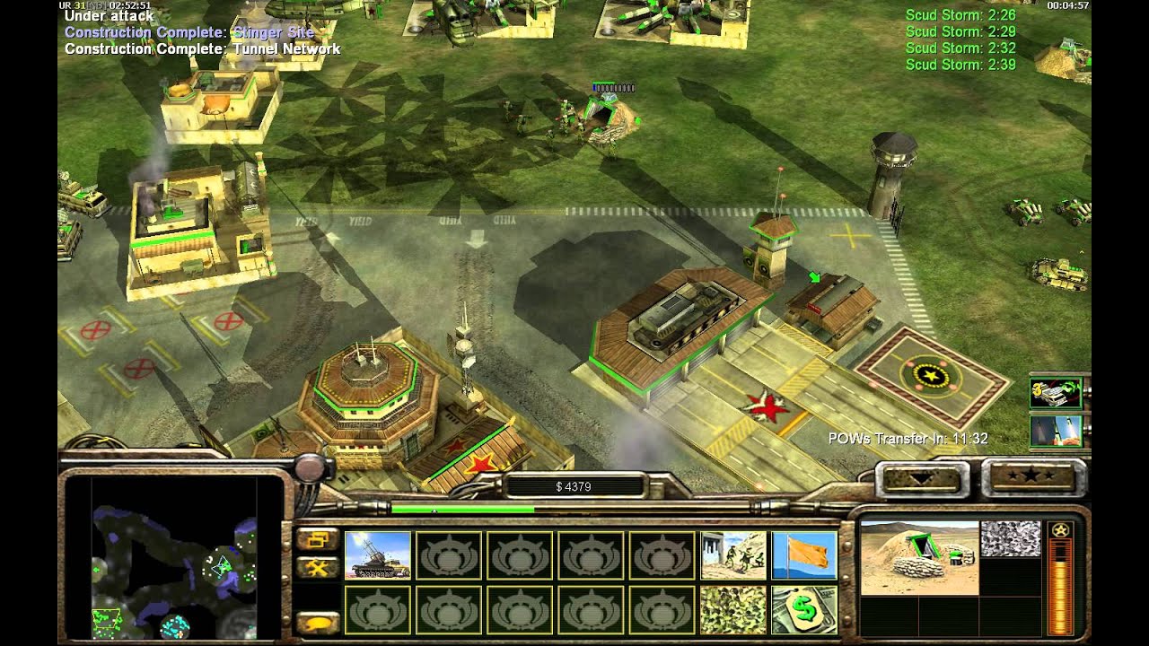 C&C Generals Zero Hour Campaign - GLA 5 Speedrun[HARD]