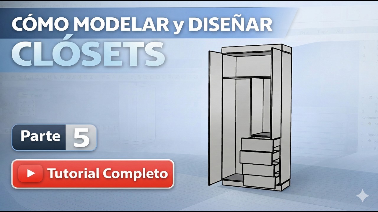 Closet en Melamina - Parte 5: Módulo básico