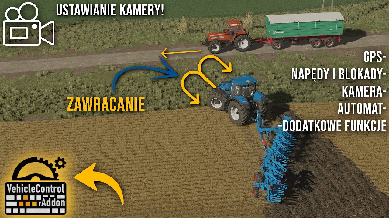 PORADNIK VEHICLE CONTROL ADDON 😲| Automatyczne zawracanie, GPS, kamera i wiele innych 😍| Jankus 🤠