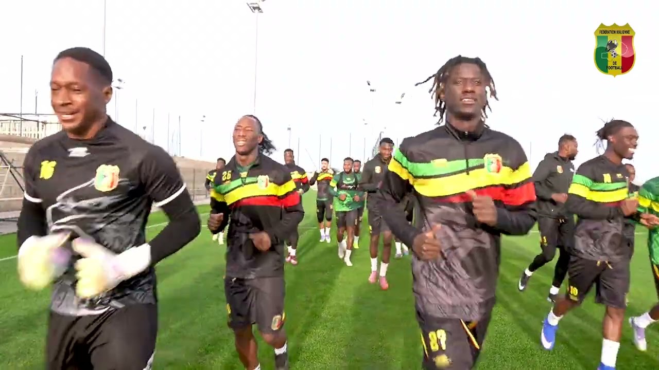 Première séance d'entrainement de l'année avant Mali vs Tunisie