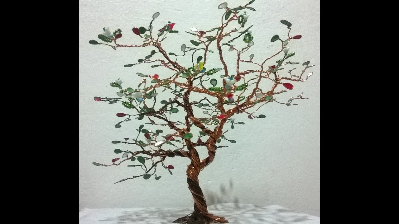 COMO HACER ARBOL BONSAY EN ALAMBRE