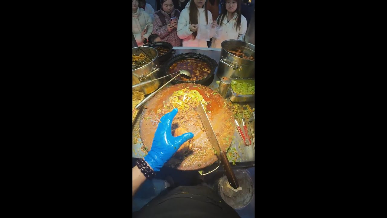 🔴 LIVE: Street Pork Sandwich (Roujiamo) Sizzling on the Grill | China Food POV in Action