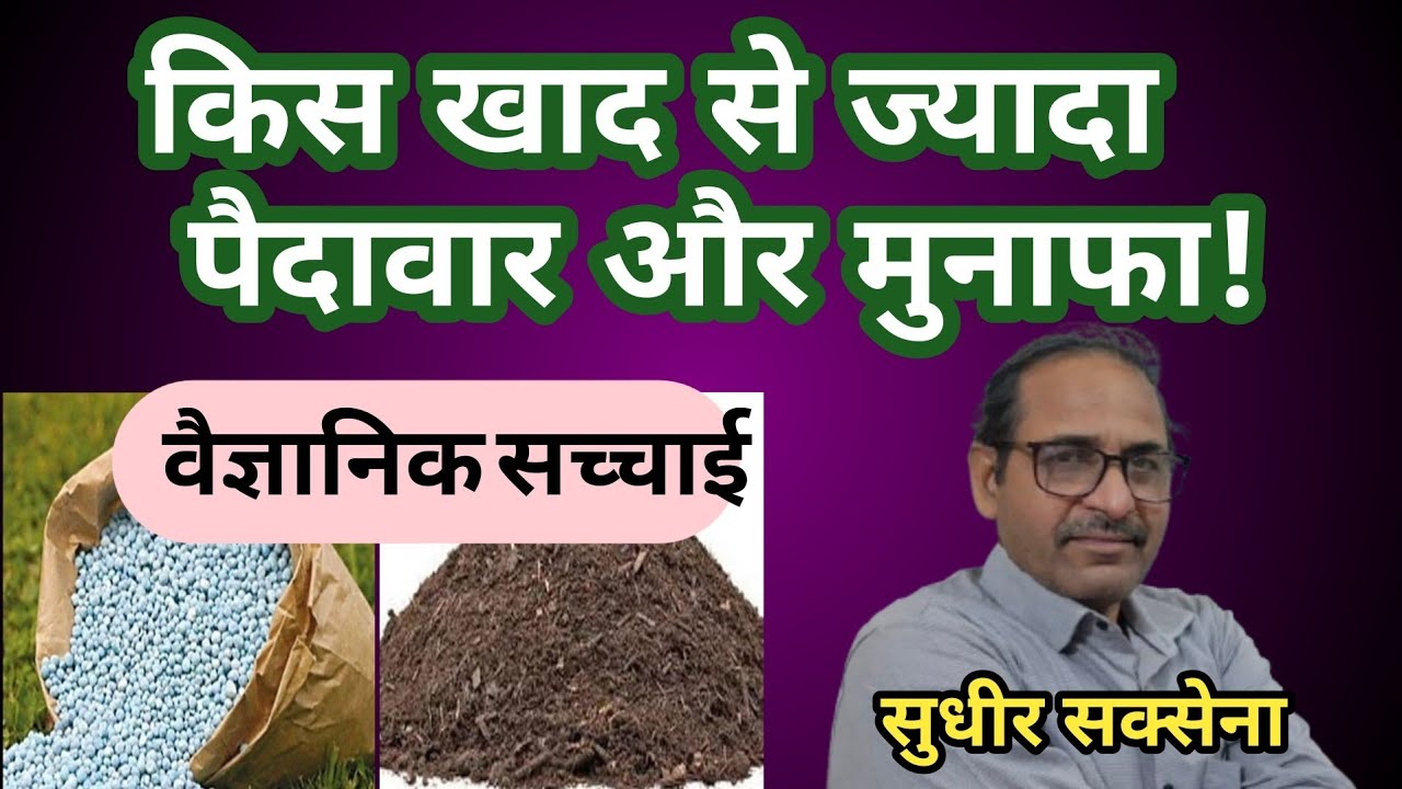 गोबर की खाद के लाभ। गोबर की खाद क्यों। जैविक खाद बनाम रासायनिक खाद। आर्गेनिक या इनार्गेनिक सच्चाई ।