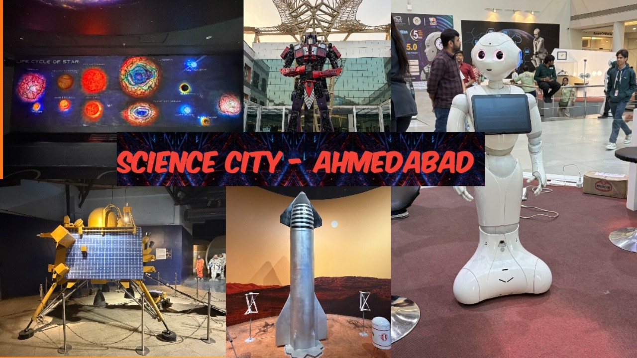 Science City Ahmedabad Full Tour | Hall of Science, Aquatic Gallery, Space Gallery & Light Show
