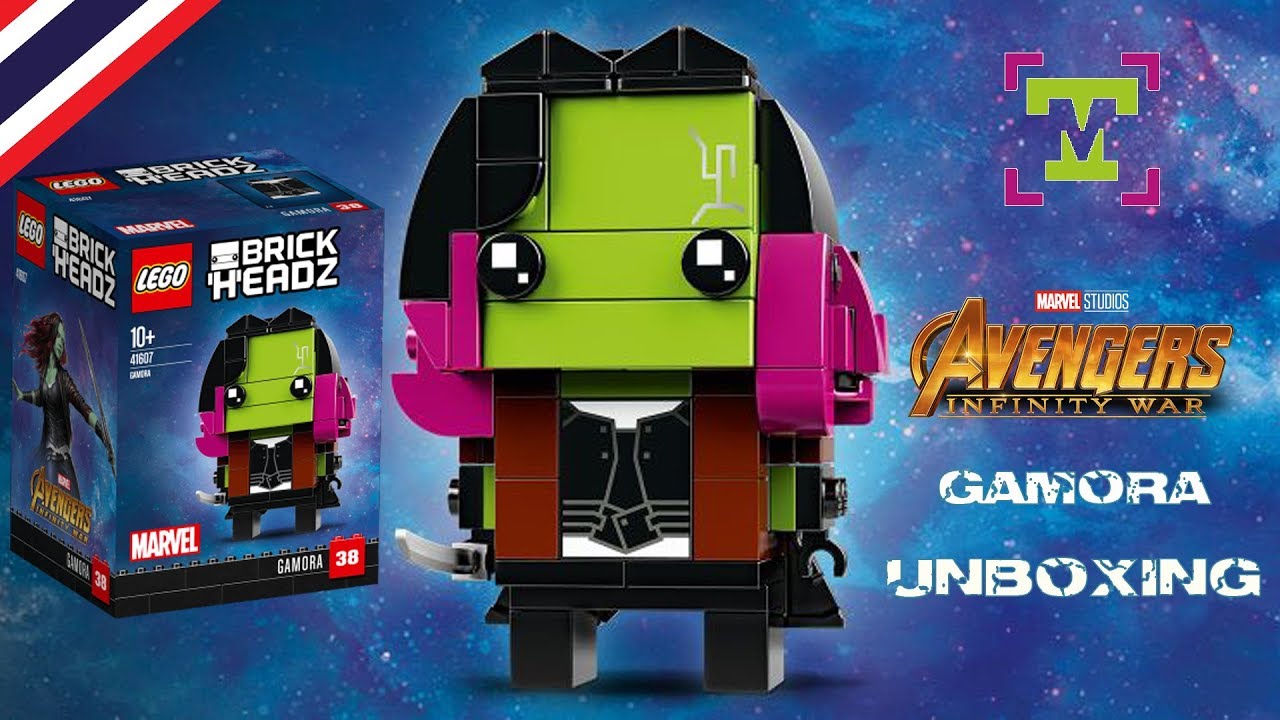 GAMORA Lego BRICK'H'EADZ No.38 Unboxing By Naitonmai