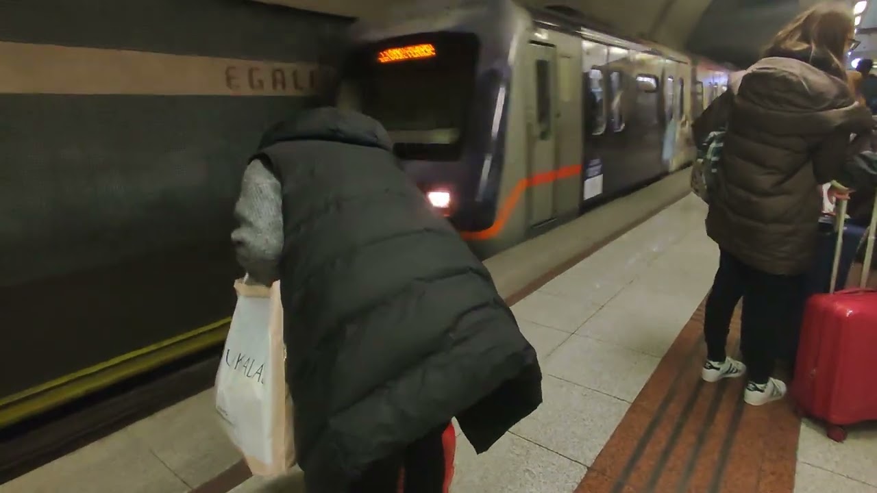 Athens Metro Line 3 From Egaleo to Monastiraki