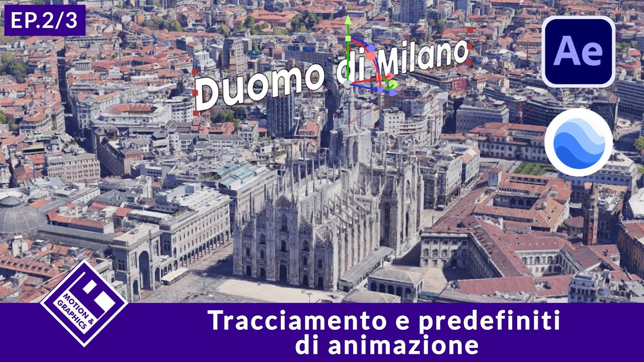 Guida a Google Earth studio e After Effects ep.2 - Punti Rotta - Esportazione - Predefiniti