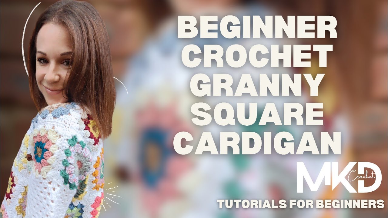 Crochet Granny Square Cardigan|Beginner Friendly|Part One