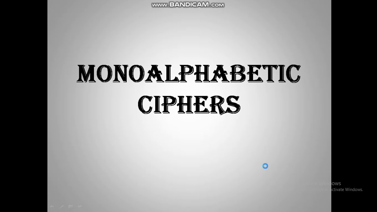 Monoalphabetic Substitution Cipher Easy Explanation with example