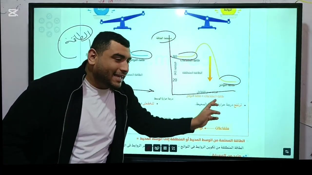 اقوى شرح للتفاعلات الطاردة والماصة للحرارة ـ علوم تانية إعدادى ـ ترم تانى 