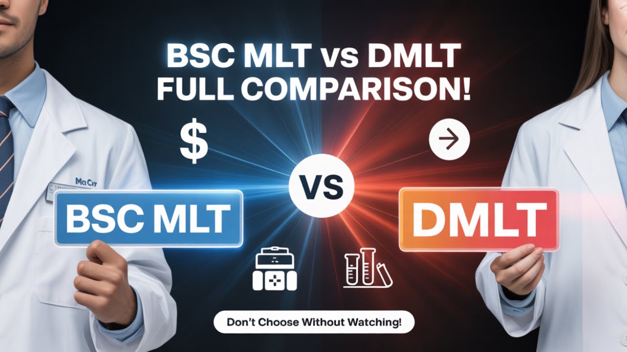 💥 DMLT या BSc MLT? कौन Course है आपके Future के लिए Best? DMLT vs BMLT