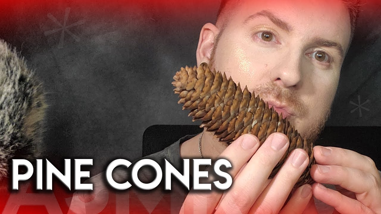 Christmas Pine Cones ASMR ::: Crinkly Pinecones ASMR